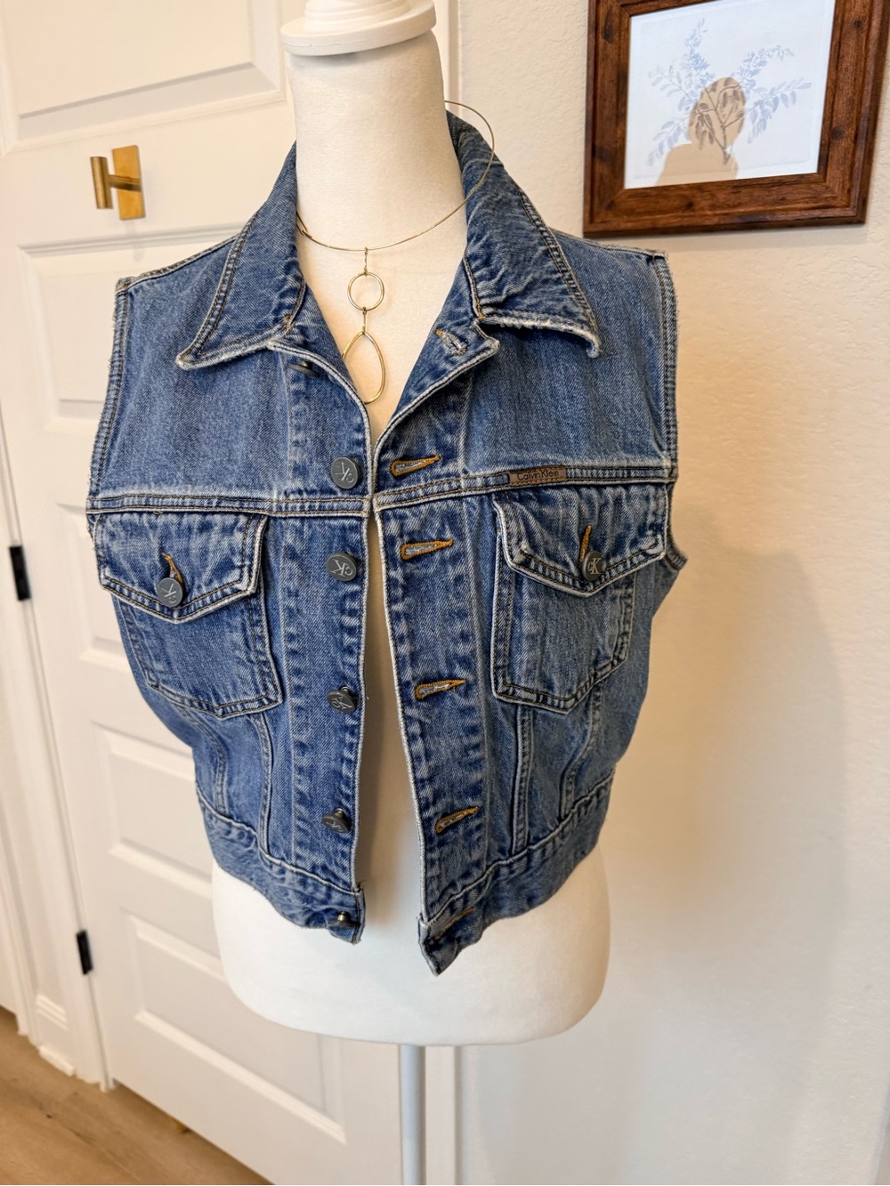 Vintage Calvin Klein Denim Vest